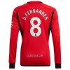 Camisola Manchester United Bruno Fernandes 8 Manga Comprida Homen Equipamento 1ª 23/24